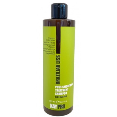 KAYPRO Brazilian Liss Post-Smoothing Treatment Shampoo 500ml para peluquería | Calidad garantizada
