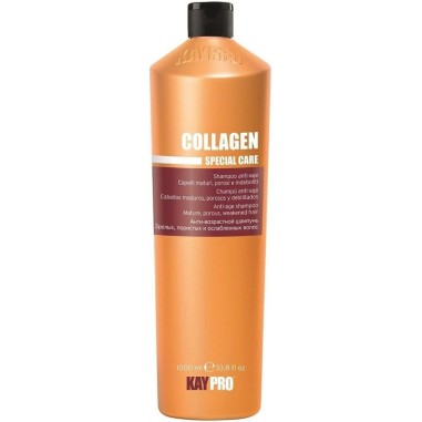KAYPRO Collagen Champú Cabellos Maduros Porosos Y Débiles 1000ml profesional de peluquería | Sólo profesionales