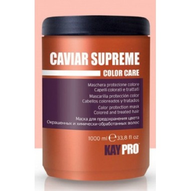 KAYPRO Caviar Mascarilla Protección Suprema Cabello Teñido 1000 ml profesional de peluquería | Sólo profesionales
