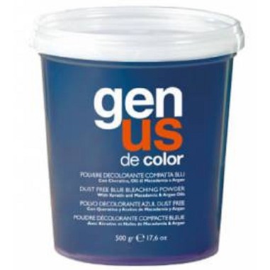 GENUS Decoloración 9 Tonos Azul 500gr profesional para peluquería | Envíos rápidos