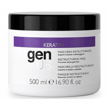 GENUS Keratin Mask 500 ml profesional para peluquería | Envíos rápidos