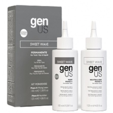 GENUS Kit Sweet Wave: Waving 100ml + Neutralizer 120ml profesional de peluquería | Sólo profesionales