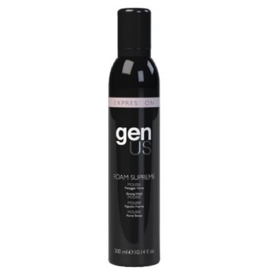 GENUS Foam Supreme Strong Hold Mousse 300 ml para peluquería | Calidad garantizada