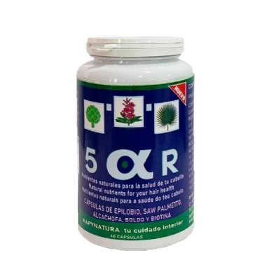 KAPYDERM 5-alfa-R Alopecias Androgenéticas 60 Comprimidos original | Producto profesional | Maxipelu